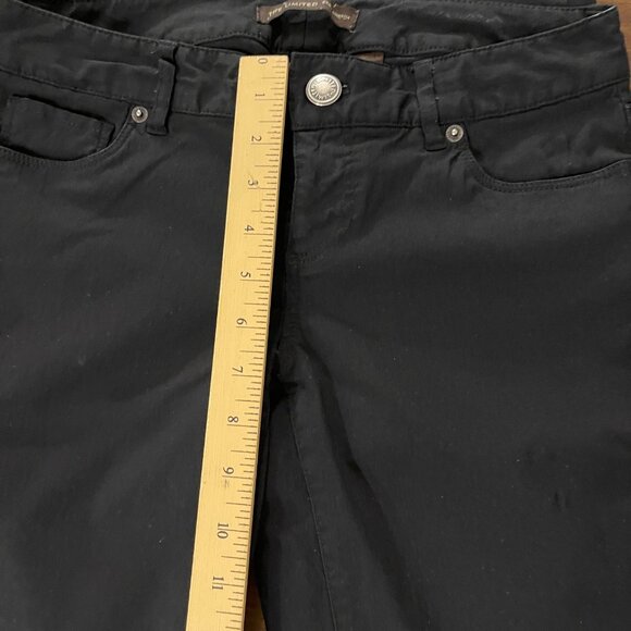 The Limited Black Stretch Straight-Leg Womens Pants Size 2 - Picture 3 of 10
